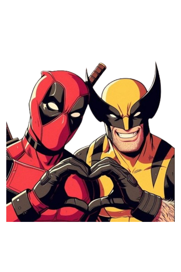 Deadpool & Wolverine Showdown Hoodie [Front & Back printed]