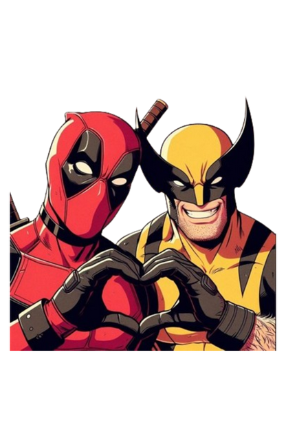 Deadpool & Wolverine Showdown Hoodie [Front & Back printed]