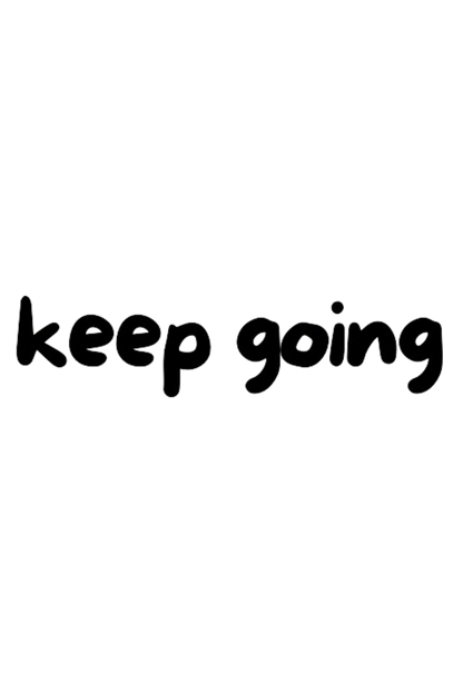 “Keep Going” Oversized Tee