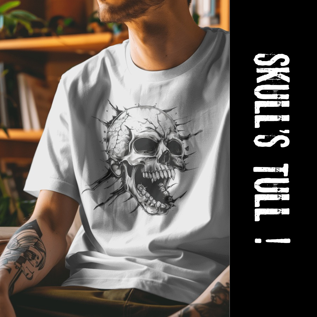 CLOTHSINGHS Skull Masterpiece T-Shirt