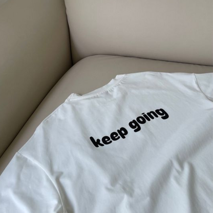 “Keep Going” Oversized Tee