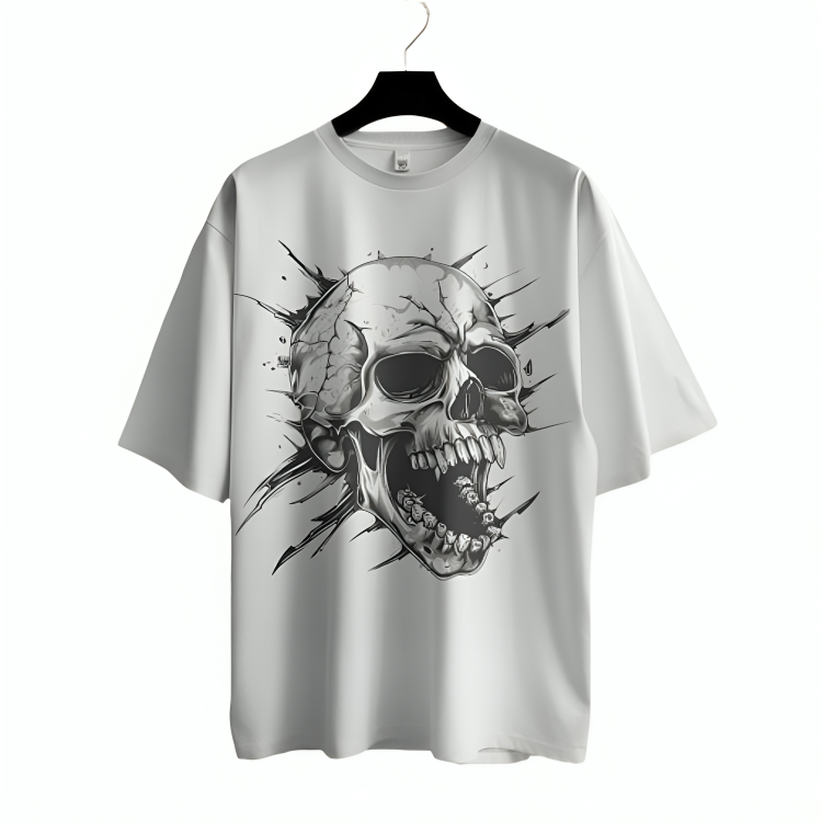 CLOTHSINGHS Skull Masterpiece T-Shirt