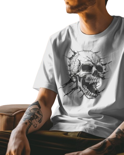 CLOTHSINGHS Skull Masterpiece T-Shirt